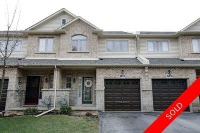 Stoney Creek Freehold Townhome for sale:  3 bedroom  (Listed 2017-01-12)